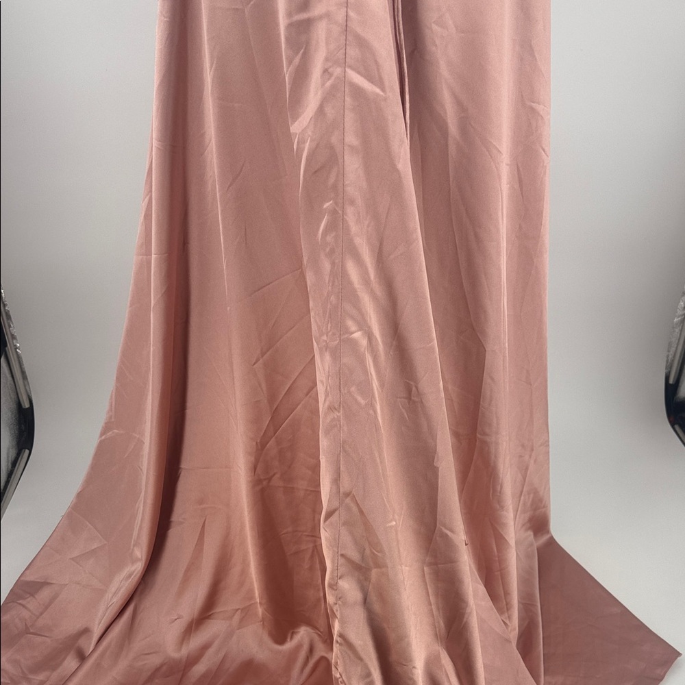 NWT Witness of Love Pink Satin Prom Dress Size 2 - Picture 8 of 8